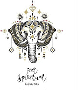 Sk7168 Elephant Wall Decals Bedroom Indian Yoga Vinyl Decal Sticker Boho Decor