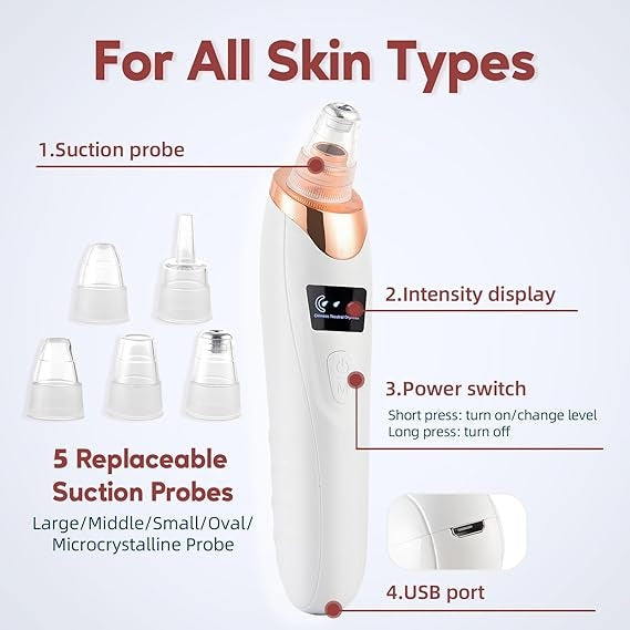 JB- 8826 Beauty Skin Care Expert Acne Pore Cleaner Acne  Beauty skin care specialist 5in1