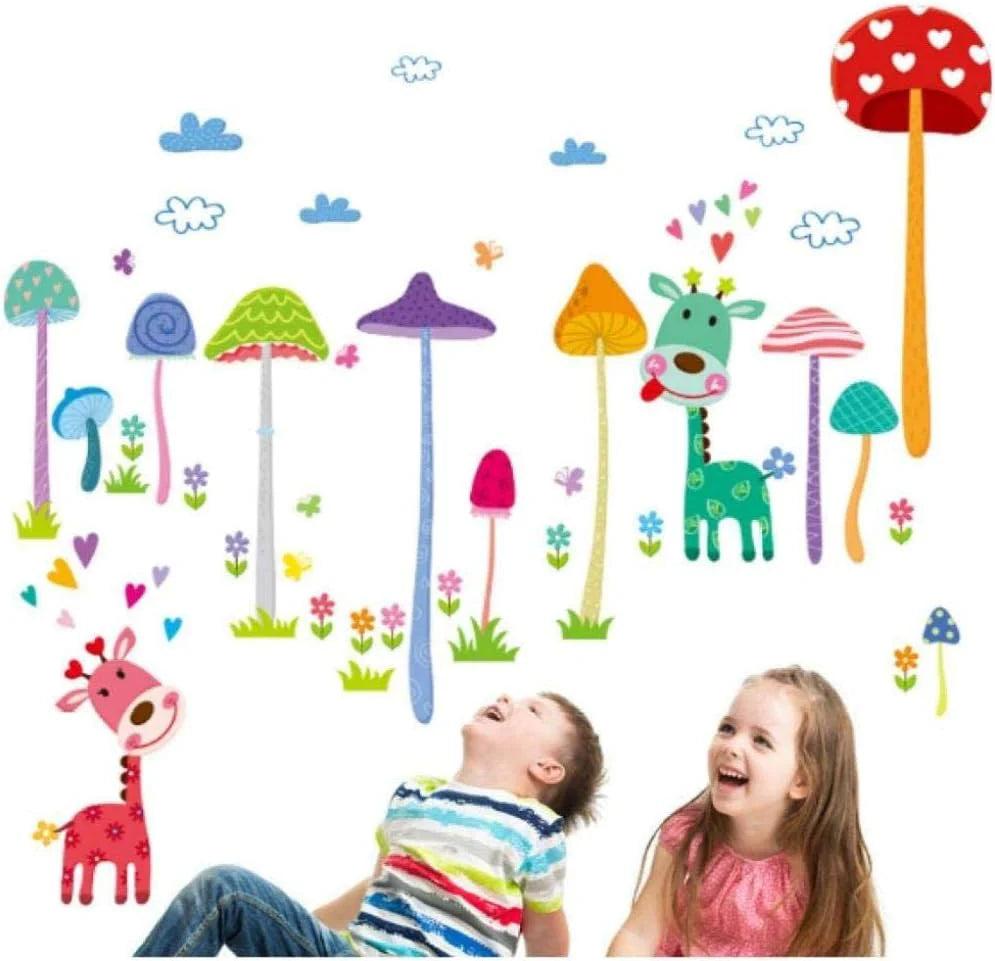 Wall Art Sticker, Wall Art Sticker, Children's Room, Nursery, Classroom Background, Wall Decoration, Children's Sticker, Removable Wall Sticker, size 50x70 xh1455c