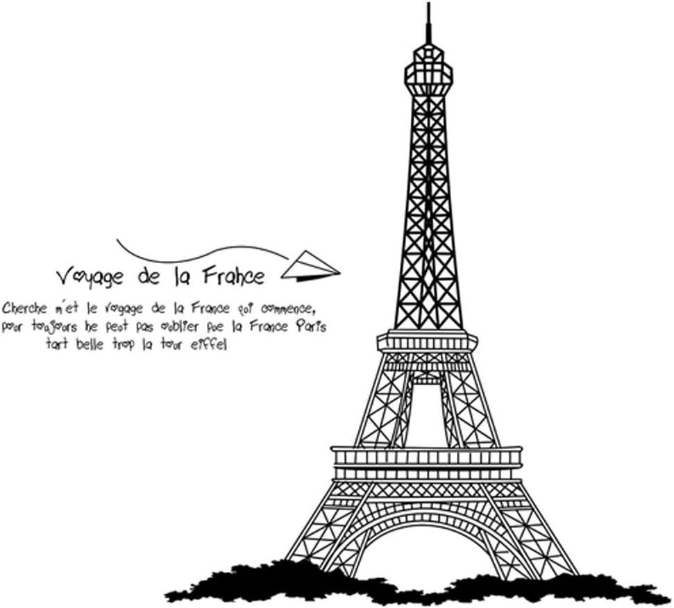 Pearl Metal Wall Sticker Voyage de la France  size 60x90 ay9119b