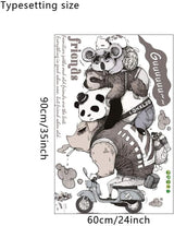 Cartoon Forest Animals Wall Stickers For Kids Rooms  Childrens Playroom Decoration