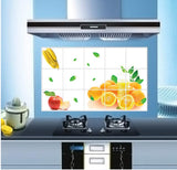 Kitchen Oil Proof Wall Sticker Heat Resistant Waterproof Self Adhesive Backsplash Cover for Kitchen Wall Protection