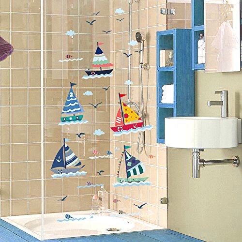 Cortina Wall Sticker (Vinyl, 56 cm x 5 cm x 5 cm, BI-SK7061)