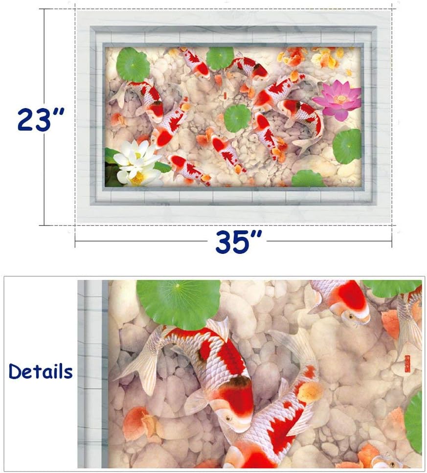 MJ8031A Fish Pond Wallsticker wall sticker stiker dinding