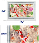 MJ8031A Fish Pond Wallsticker wall sticker stiker dinding