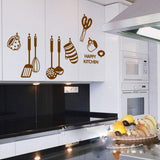 Cooking Wall Stickers Removable Kitchen & Dining RoomN DIY Wall Decal Kitchen Rules Art Home Mural Décor Vinyl Wall Art Inspirational Quotes Decorations size 45x60 ay6017a