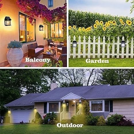 Outdoor Solar Wall Lamp Outdoor Tungsten Lamp Induction Garden Lamp Garden Villa Night Lamp (pack of 1)