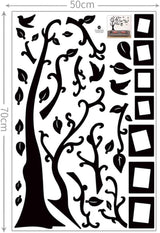 WJNY Picture Frame Set,Frame Black Tree Wall Stickers, 7-Pack Picture Frame Collage Picture Frame Wall Gallery Kit For Wall And Home, 6 Colors (Color : Style C)