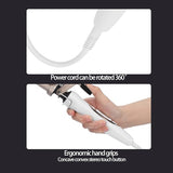 Hair Crimper, 5 Barrel Easy Curling Iron Wand 14 Levels Temperature Adjustable for Do Hairstyle for Girls for Curly Hair