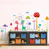 Wall Art Sticker, Wall Art Sticker, Children's Room, Nursery, Classroom Background, Wall Decoration, Children's Sticker, Removable Wall Sticker, size 50x70 xh1455c
