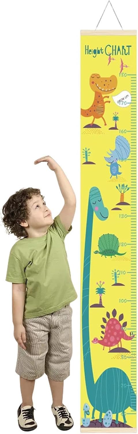 Height Chart for Kids,Wall Decor Height Measurement Ruler Fabric Canvas - Measuring Chart Ruler Odorless and Tough Height Wall Ruler for Children's Bedrooms and Playrooms Foccar size 30x90 hnc04