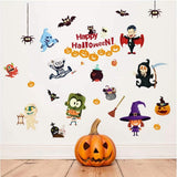 DERU Wall Stickers/Halloween Window Stickers, TV Background Star Room Wall Stickers, Bar Kindergarten Bedroom Family Halloween Party Decoration size 50 x70 sk90960