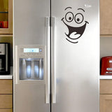 Toilet Sticker, Toilet Lid Sticker with Smiley Face PVC Waterproof Sticker Toilet Funny Cartoon Toilet Removable DIY Sticker for Bathroom, Kitchen, Wall Sticker 15x20cm nc105