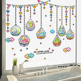 Home Find Succulent Plants Wall Decors Geometric Figure Polyhedron Creative Crystal Bottles Pendants Stickers Pot Flowers Decal Living Room Bedroom Nursery Murals Decoration size 50x70 xls7132