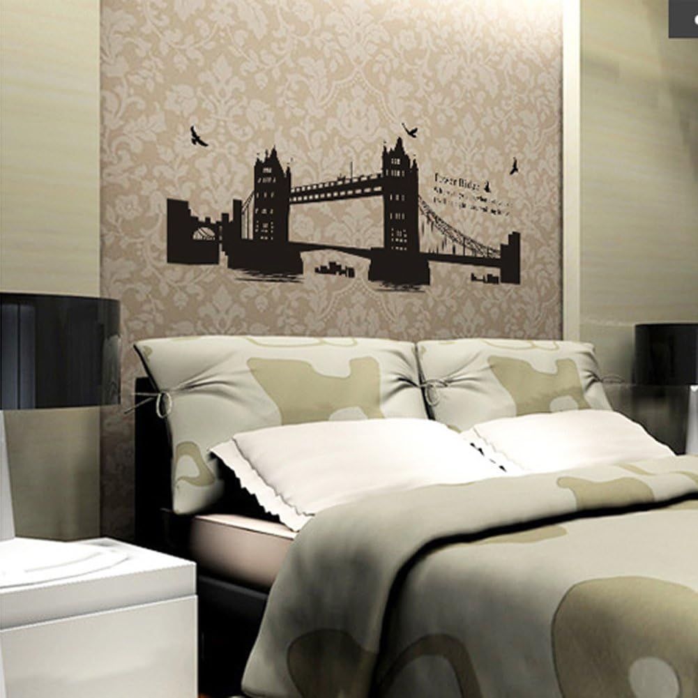 Twin Bridges Wall Sticker size 60x90 ay9135