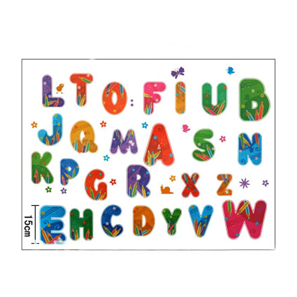 Colorful Alphabet Wall Sticker [50 x 70cm] xy8073