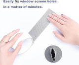 Mesh Roll Tape Window Screen Repair Patch – Strong Self-Adhesive Fiberglass Mesh, Easy DIY Screen Repair Tape for Windows &amp; Doors (2 Meter)