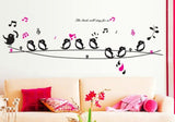Jm8210 Decals Design 'Cute Singing Birds' Wall Sticker
