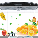 Kitchen Oil Proof Wall Sticker Heat Resistant Waterproof Self Adhesive Backsplash Cover for Kitchen Wall Protection