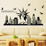 ABQ9622Statue of Liberty Luminous Stickers DIY Home Decal Wall Sticker Wallpaper Environmentally Removable Art Picture Mural Adults Teens Girls Boys Babies Bedroom Living Room Bathroom Decoration