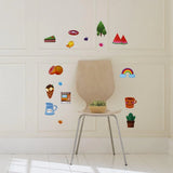 Go Picnic! - Hemu Wall Decals Stickers Appliques Home Decor size 35x50 dm35-0019