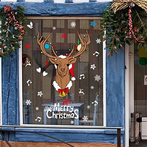 New Year Christmas Decoration Deer Wall StickerXl 827