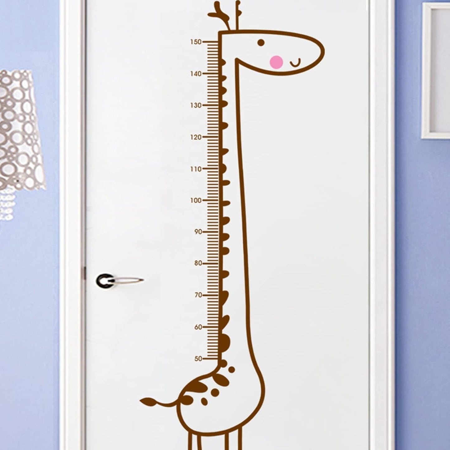 qiguch66 Art Poster Measurement Ruler Giraffe Mural Art Poster Scale Marker Compatible with Hallway size 50x70 dm570131