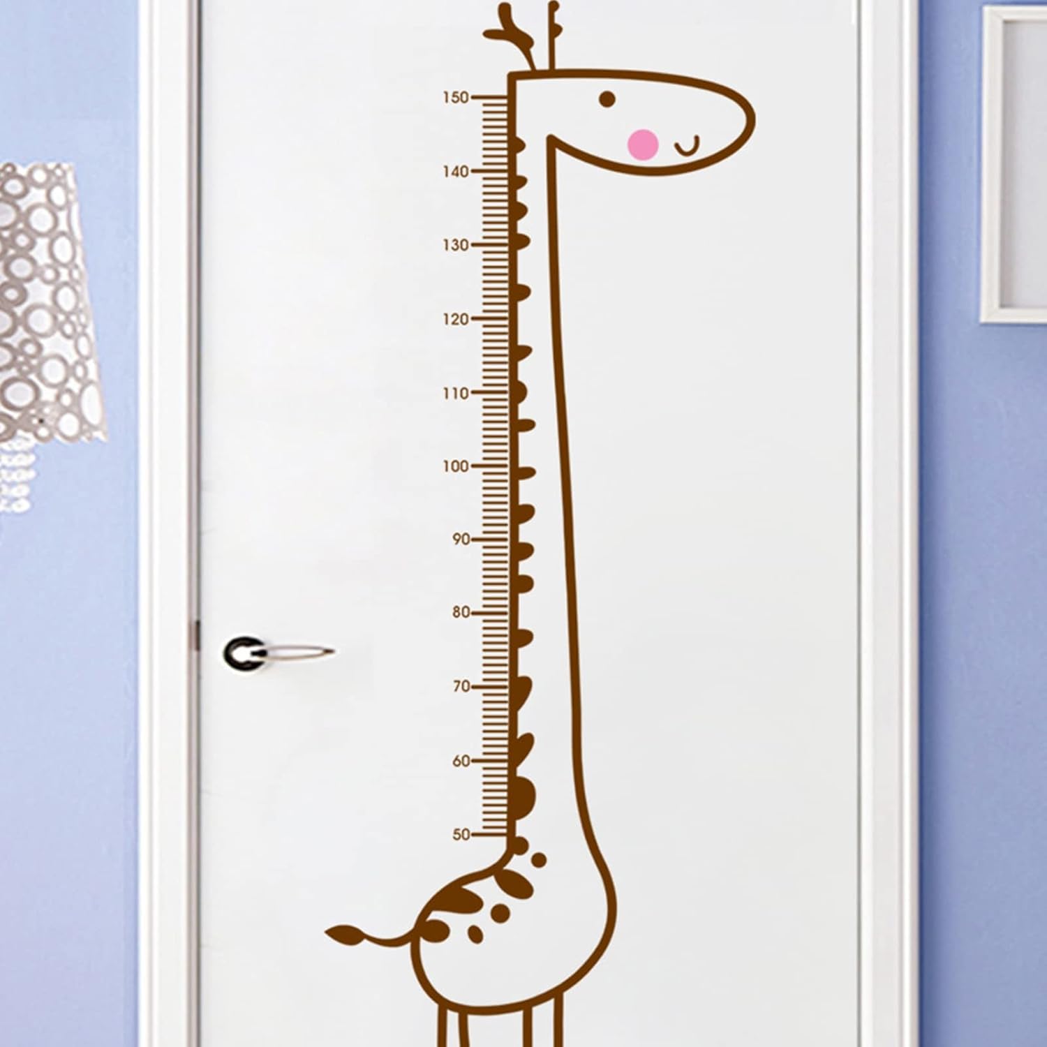 qiguch66 Art Poster Measurement Ruler Giraffe Mural Art Poster Scale Marker Compatible with Hallway size 50x70 dm570131