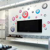 Creative Colorful Circles Wall Stickers Ay 1926