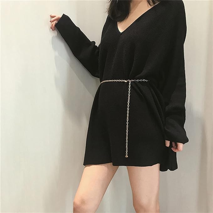 Fashion Women Lady Waist Chain Belt Metal Gold Silver Color Waistband Chain Belt For Dress Shirts Clothes Accessories