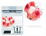 Kitchen Oil Proof Wall Sticker Heat Resistant Waterproof Self Adhesive Backsplash Cover for Kitchen Wall Protection