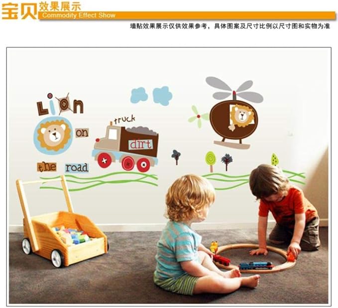 Ay7011  Wall Tattoo Cartoon Super Wings Deformation Plane Robot Baby Family Decoration Anime Poster Wall Sticker