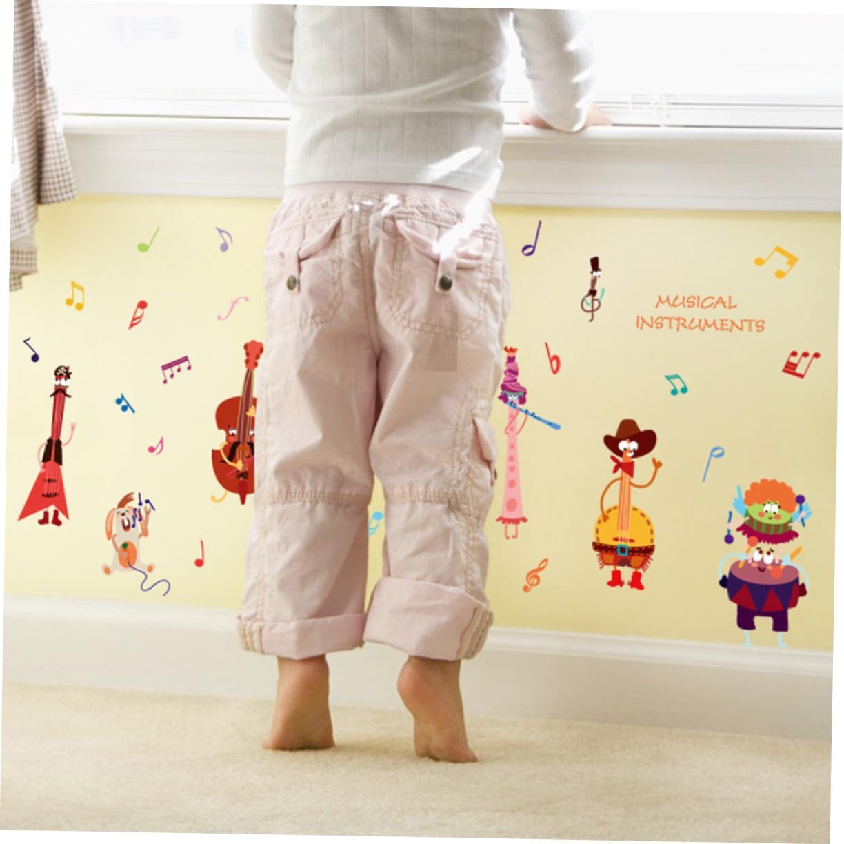 2 Unidades Papel De Parede Adesivo De Parede Para Casa Decoração Musical Decalques De Móveis Cartaz De Música Cartazes De Música Adesivos De Música Pegajoso Quarto Infantil size 50x70 sk7120