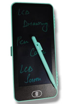 LCD Drawing Pen Case Easy Writing with Eye Protection, Lock Screen, Large Space LCD Drawing Pen Case-One Key Erase (Random Color)