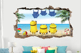 Wall Sticker Minions Poster Wall Decoration Door Sticker Home Decoration Wall Art Gift