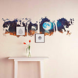 Zy095A Wall Stickers, Fashionable Elegant Art Wall Stickers, Wall Beautification Daily Decoration for Bedroom Home Decoration