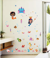 Cortina Furry Fish Self Adhesive Wall Sticker (Extra Large)