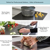 Stainless Steel Cutting Board  Durable, hygienic and easy to clean perfect for all your chopping needs (large size: 40x48cm)