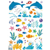 Xy8047 GlobalNiche® Sea Ocean Animal Dolphin Fish Wall Window Decor Vinyl Decal Kid Rome Sticker