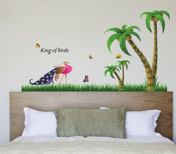 Third Generation peacock Theme Wall Sticker AY1904