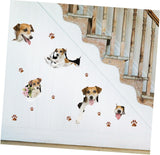 OSALADI Dog Wall Sticker Vinyl Removable Art for Living Home Decoration Wall Decals Wallpaper size 50x70 sk7117