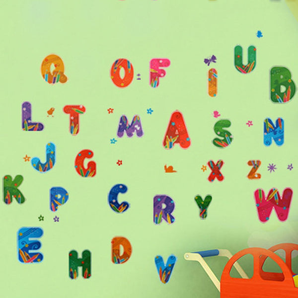 SAMHEZ XY8073 Colorful Alphabet Wall Sticker [50 x 70cm]
