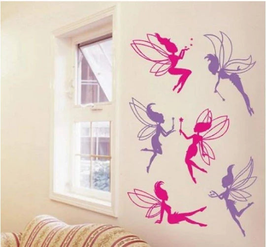 Deluxe Fairy Wall Stickers Removable and Repositionable Girls / Kids Bedroom from Wall Stickers Warehouse size 50x70  Cm  Ncs 005