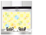 Kitchen Oil Proof Wall Sticker Heat Resistant Waterproof Self Adhesive Backsplash Cover for Kitchen Wall Protection