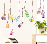 Decals Design 'Beautiful Wall Drift Bottles' Sticker (PVC Vinyl size 45 cm x 60 cm) ay919