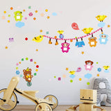 Wall sticker factory-three generations of large size wall stickers wall stickers indoor classroom layout cute photo frame combination stickers AY7024
