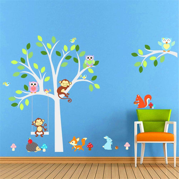 Kids Wall Stickers Monkey Wall Stickers Animal Wall Stickers Wall Stickers ZY1224A