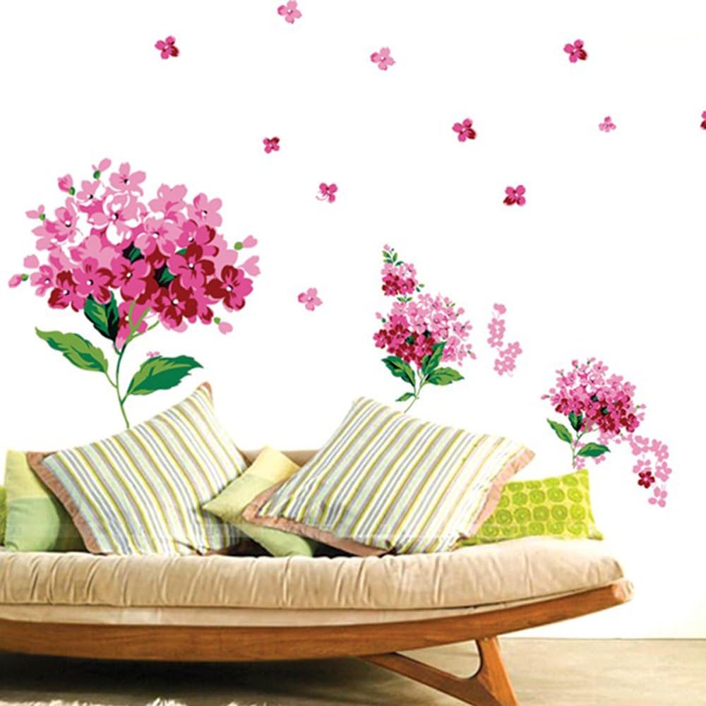 Romantic Flowers Butterflies Trees Wall Stickers Cartoon Animals Removable Wall Decals Home Decor PVC Art Mural Baby Boys Girls  size 50x70 dm570062