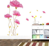 Pink Flower Wall Sticker DM570087 size 50x70