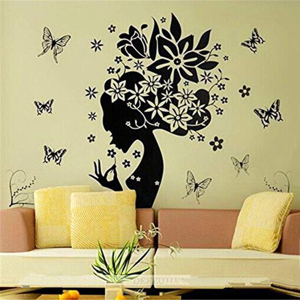 Bedroom Stickers For Walls Bedroom Wall Sticker Waterproof Wall Paper Walls Stickers Wallpaper Black And White Wall Decals Girls Wall Stickers size 50x70 dm570018